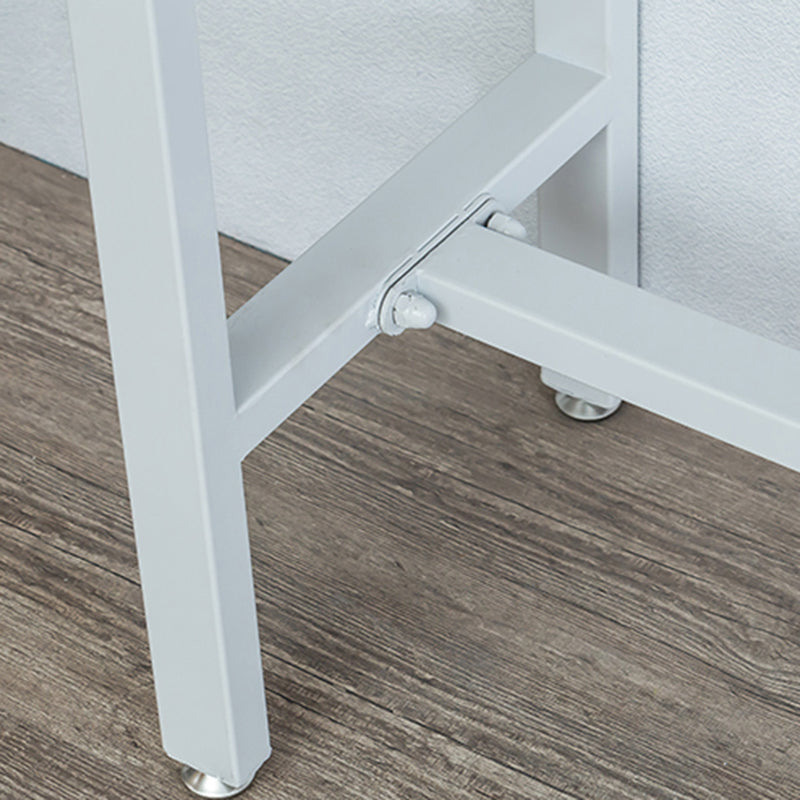 Modern Bar Height Table Solid Wood Top Bistro Bar Table with Trestle Base