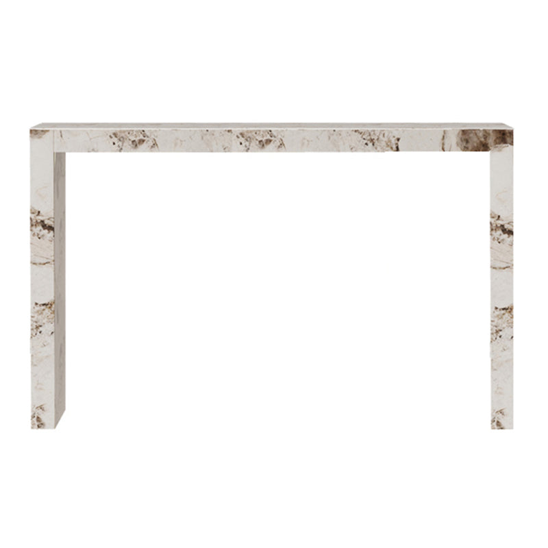 Glam Rectangle Bistro Bar Table Sintered Stone Bar Table for Home