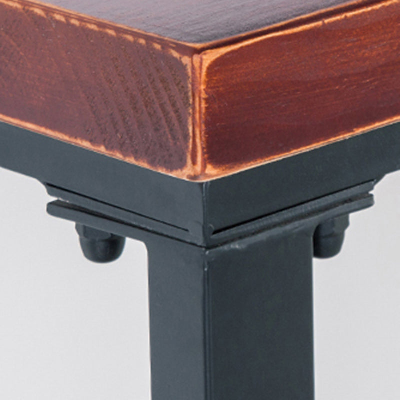 Solid Wood Bar Table Industrial Brown Dining Table for Kitchen Use