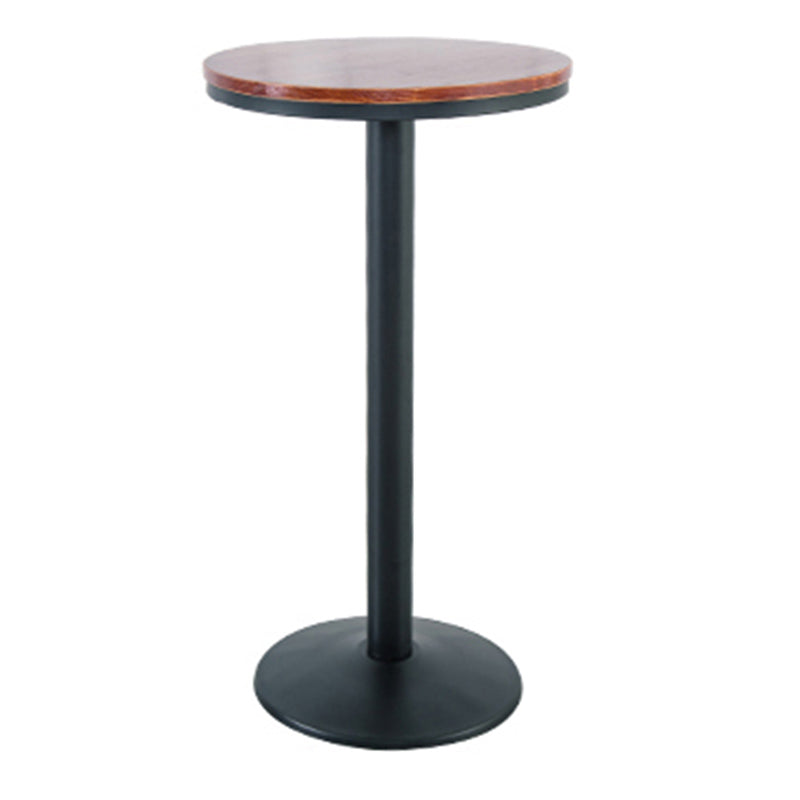 Solid Wood Bar Table Industrial Brown Dining Table for Kitchen Use