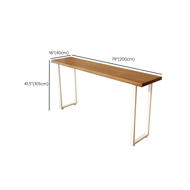 Contemporary Counter Height Table Solid Wood Bar Dining Table