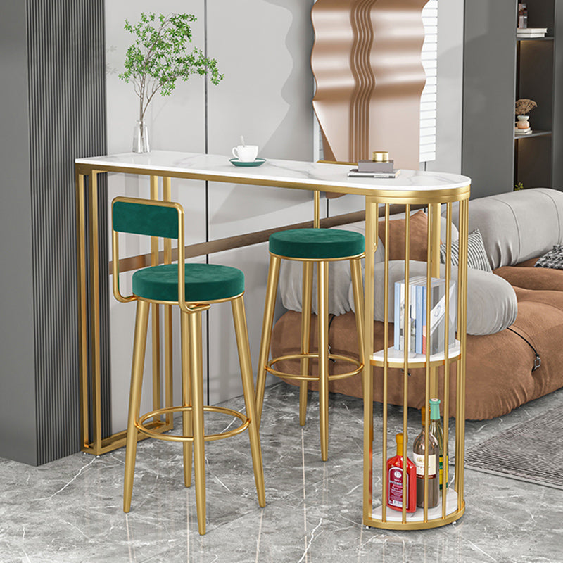 Industrial Bar Dining Table Free Form Counter Height Dining Table