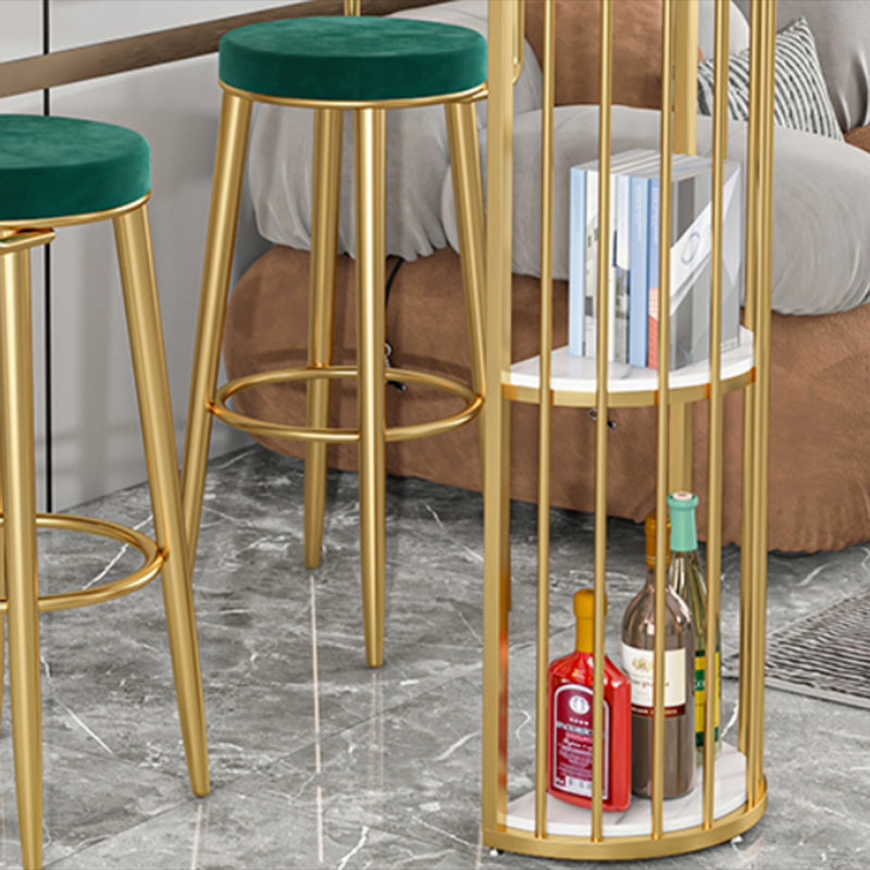 Industrial Bar Dining Table Free Form Counter Height Dining Table