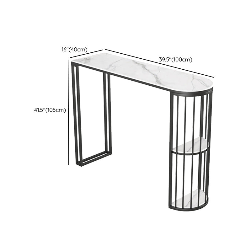 Industrial Bar Dining Table Free Form Counter Height Dining Table