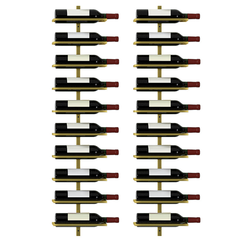 Wall Mounted Wine Bottle Holder Contemporary Metal Wine Rack Bottle
