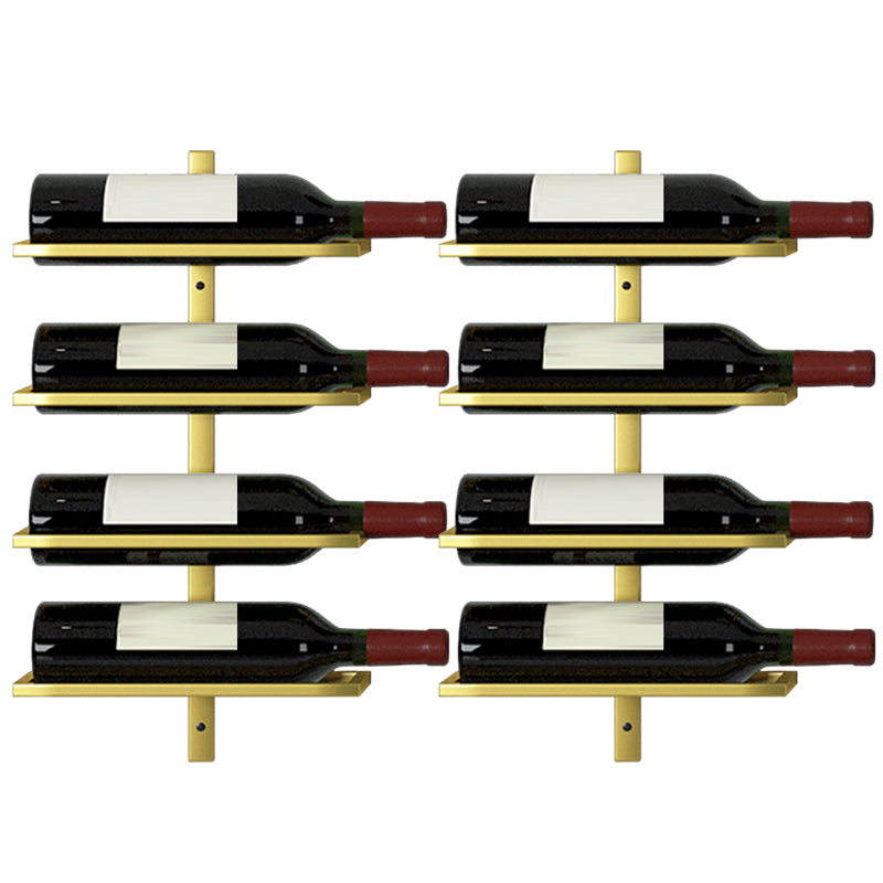 Wall Mounted Wine Bottle Holder Contemporary Metal Wine Rack Bottle