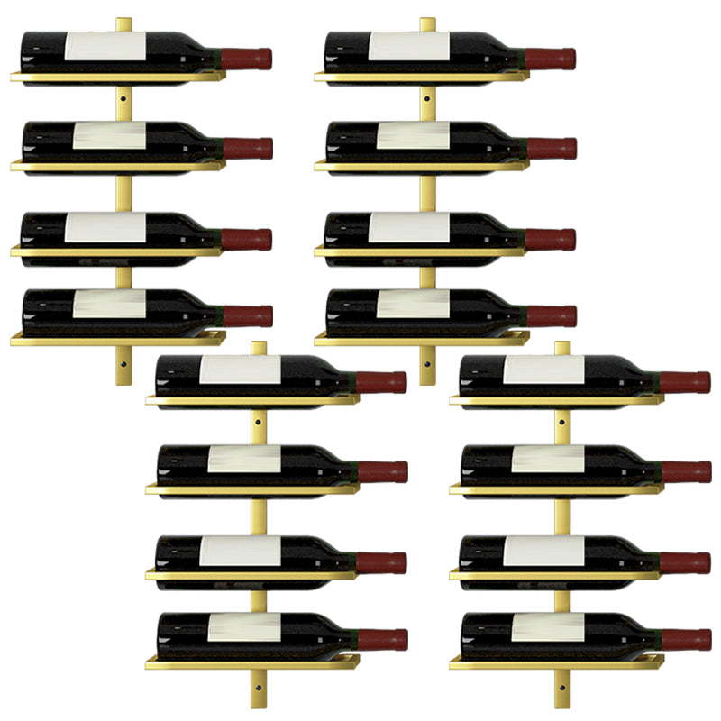 Wall Mounted Wine Bottle Holder Contemporary Metal Wine Rack Bottle