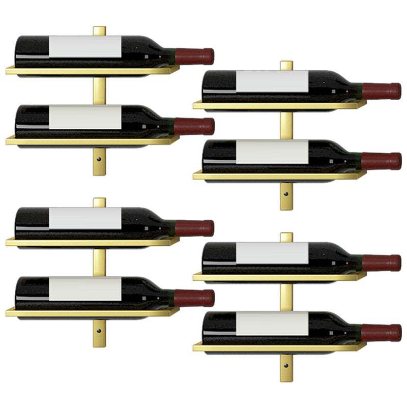 Wall Mounted Wine Bottle Holder Contemporary Metal Wine Rack Bottle