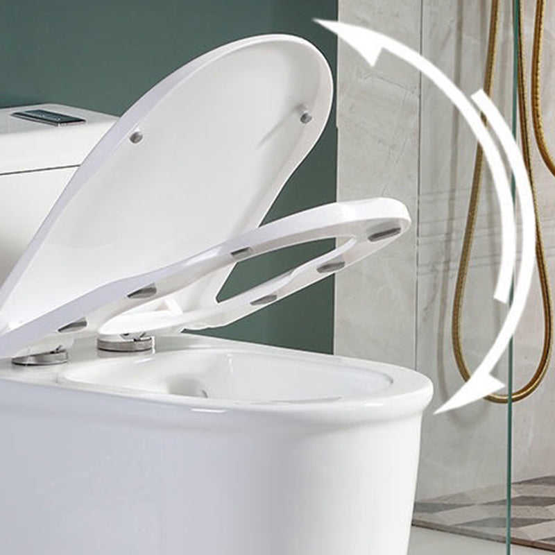 Traditional 1-Piece Toilet Bowl Floor Mounted White Urine Toilet for Bathroom