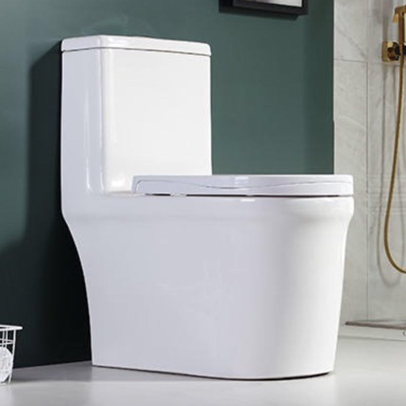 Traditional 1-Piece Toilet Bowl Floor Mounted White Urine Toilet for Bathroom