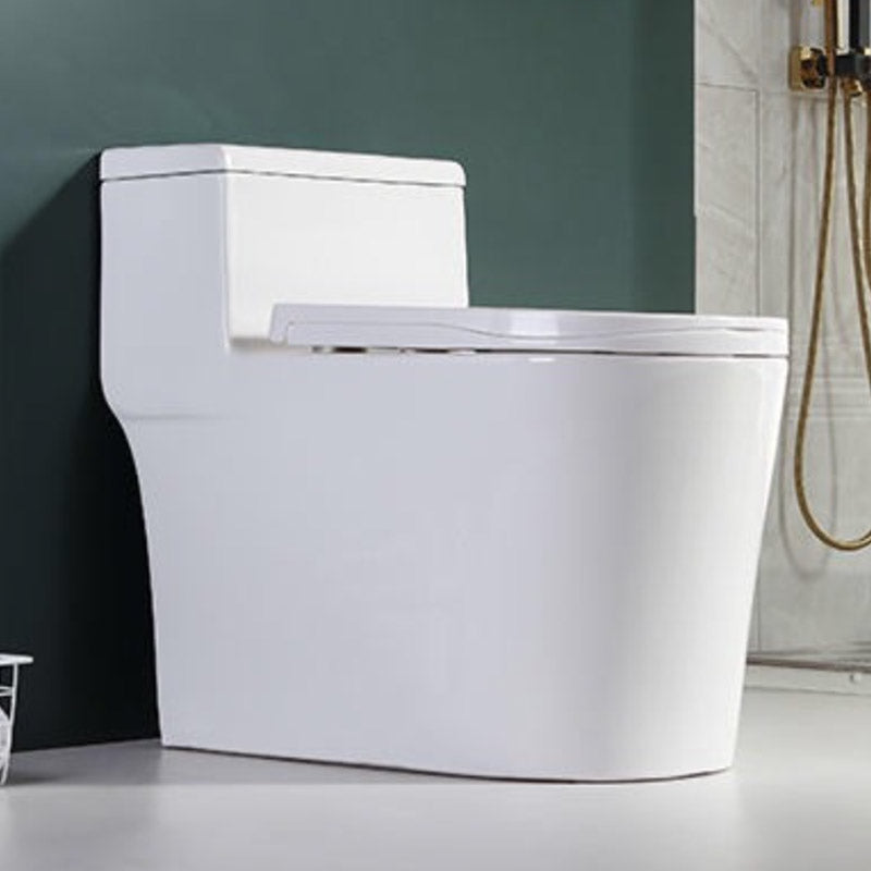 Traditional 1-Piece Toilet Bowl Floor Mounted White Urine Toilet for Bathroom