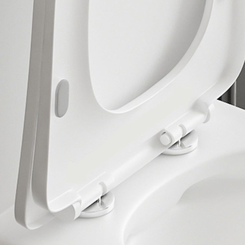Contemporary 1-Piece Toilet Bowl Floor Mounted White Urine Toilet for Bathroom