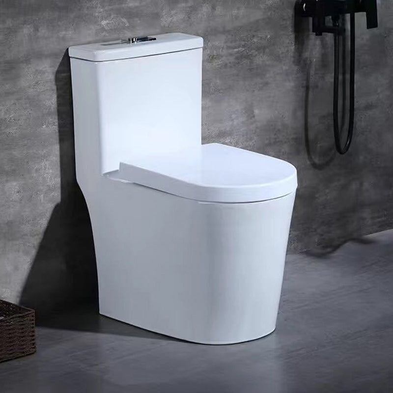 Traditional One Piece Toilet Bowl Floor Mounted White Urine Toilet for Bathroom