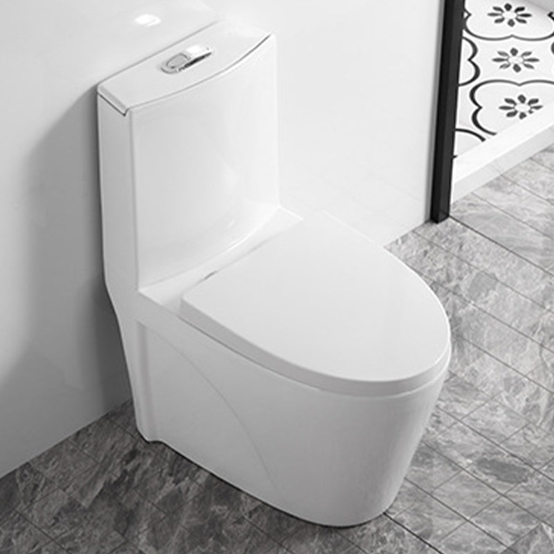 Contemporary One Piece Toilet Bowl Floor Mount White Urine Toilet for Bathroom