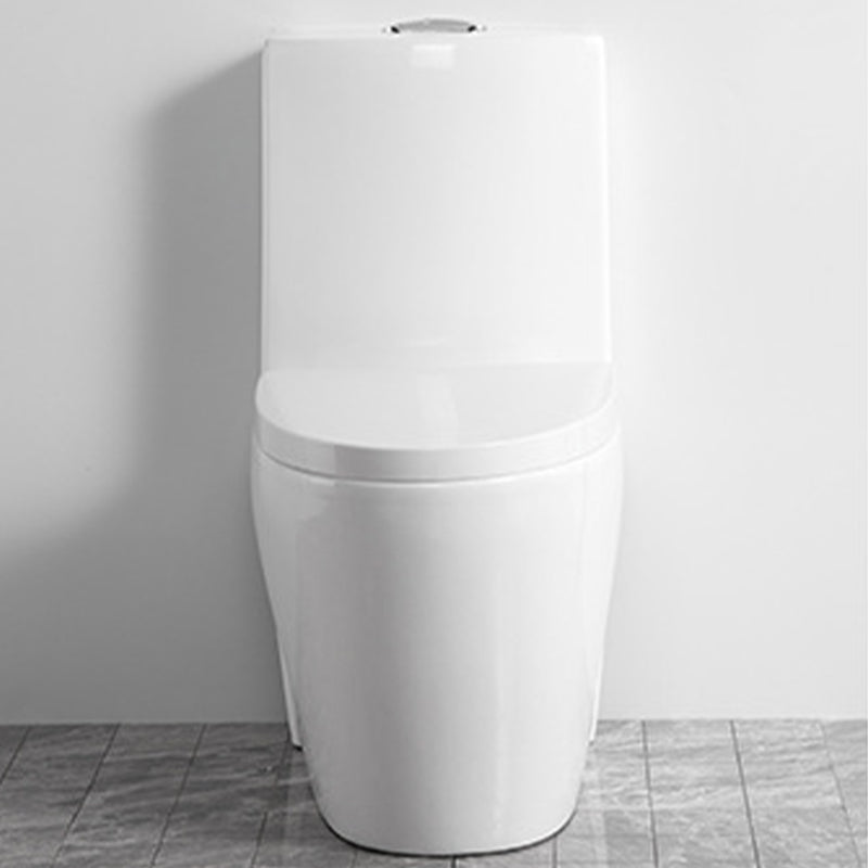 Contemporary One Piece Toilet Bowl Floor Mount White Urine Toilet for Bathroom