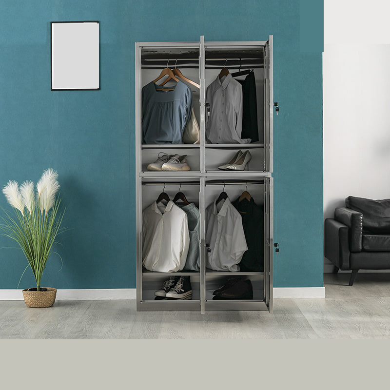 Metal Cabinet for Bathroom Contemporary Storage Cabinet with Hinged Door