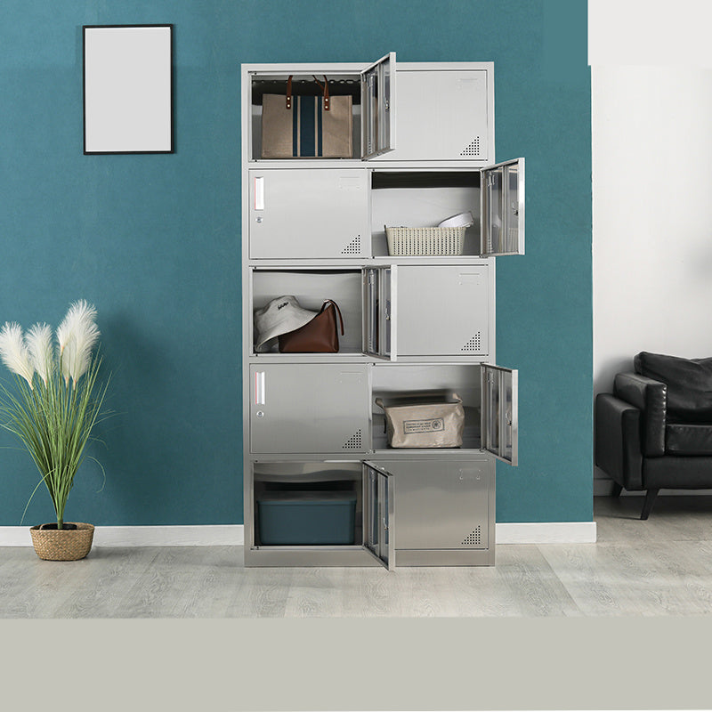 Metal Cabinet for Bathroom Contemporary Storage Cabinet with Hinged Door