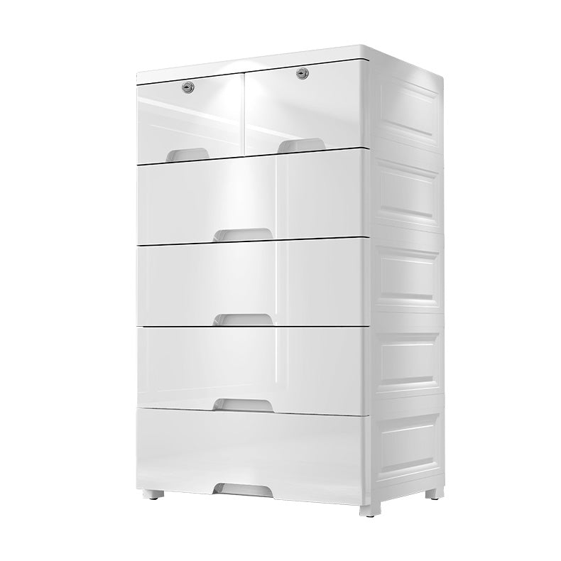 Plastic Storage Cabinet with Drawers Contemporary Cabinet for Home