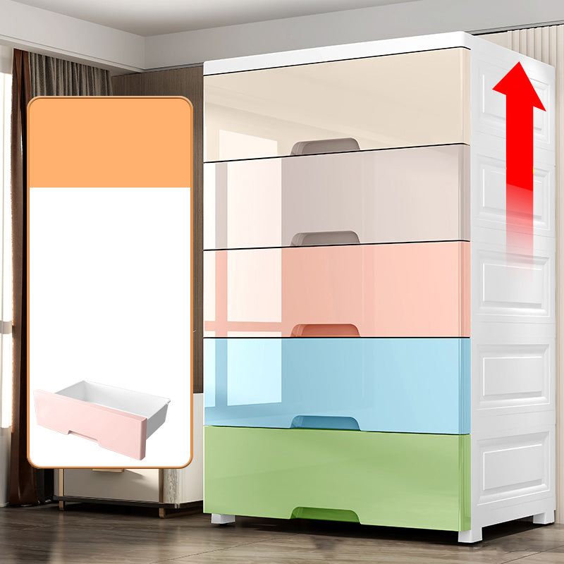 Plastic Storage Cabinet with Drawers Contemporary Cabinet for Home