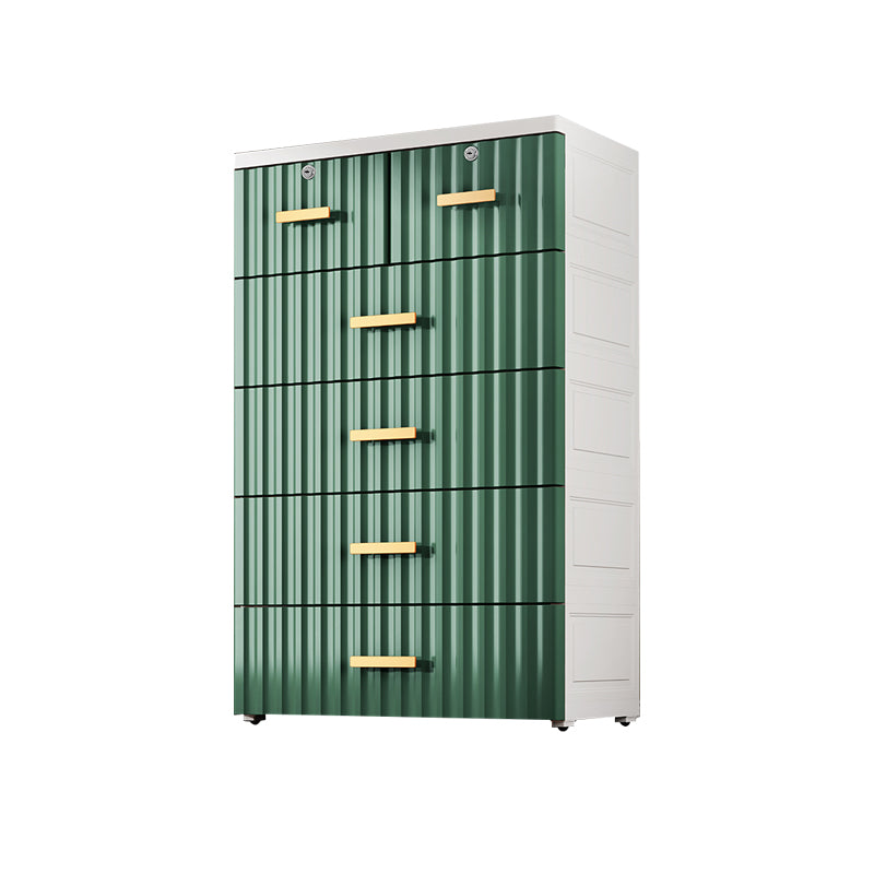 Bedroom Plastic Storage Cabinet Contemporary Matte Finish Cabinet