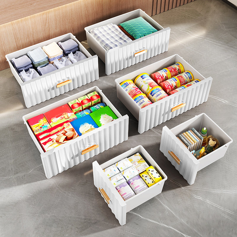 Bedroom Plastic Storage Cabinet Contemporary Matte Finish Cabinet