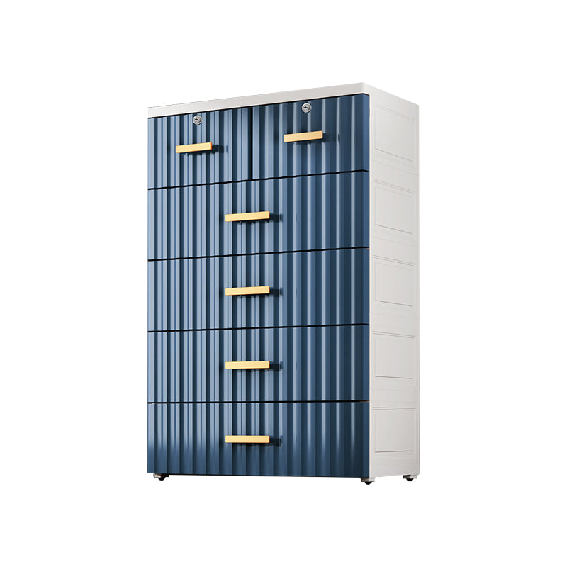 Bedroom Plastic Storage Cabinet Contemporary Matte Finish Cabinet
