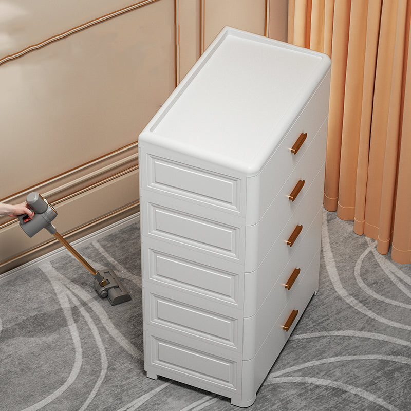 Plastic Non-Hanging Armoire Contemporary Bedroom Storage Cabinet