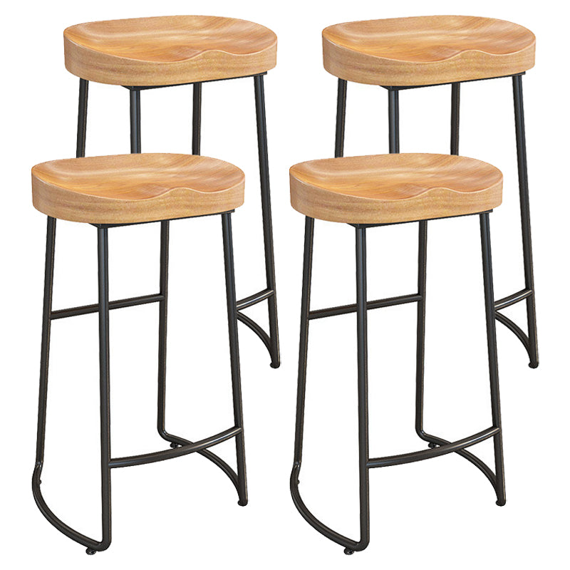 1/4/9 Pieces Pub Table Set Industrial Solid Wood Table and Stool Set