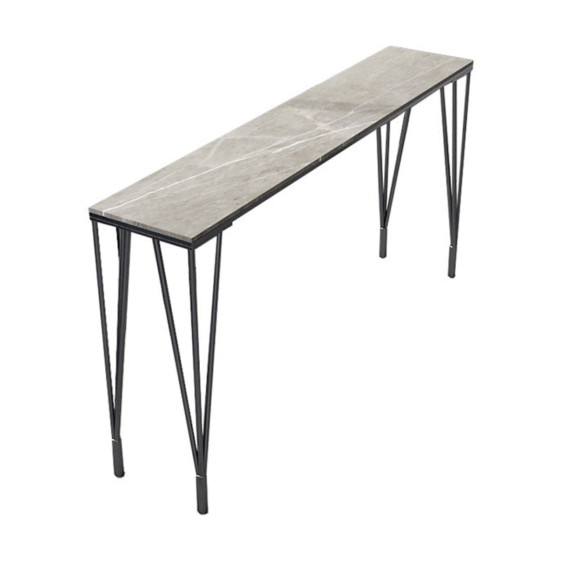 Glam Rectangular Counter Height Pub Set 1/4 Pieces Table and Stool Set