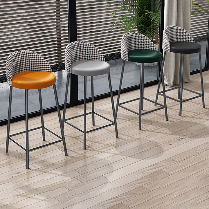 Glam Rectangular Counter Height Pub Set 1/4 Pieces Table and Stool Set