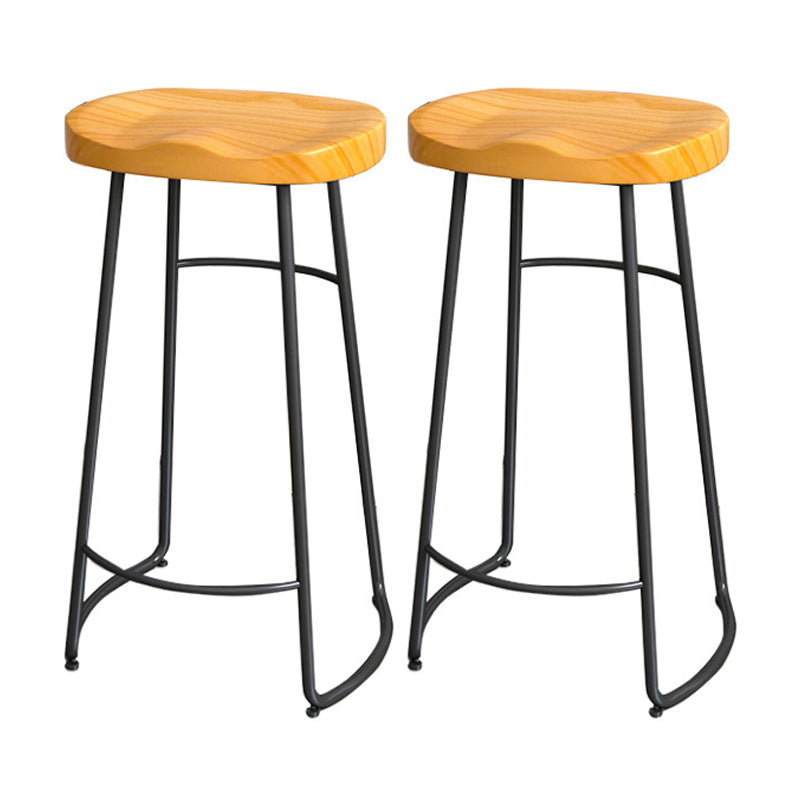 Solid Wood Table and Stool Set 1/2/7 Pieces Counter Height Pub Set