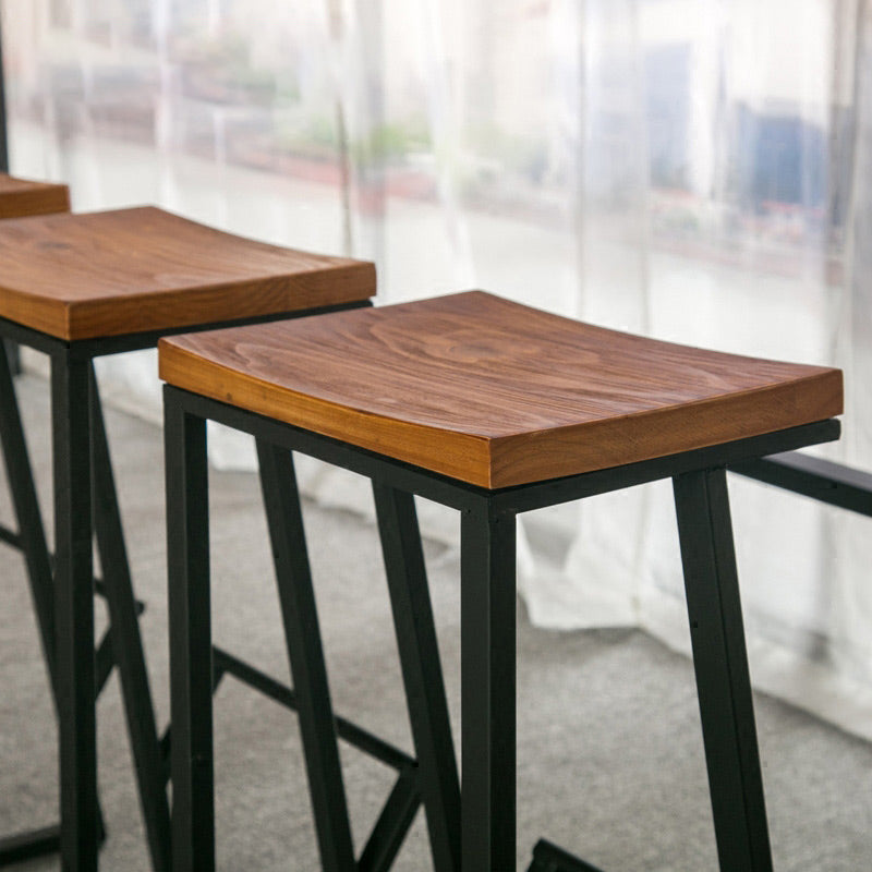 Solid Wood Table and Stool Set 1/2/7 Pieces Counter Height Pub Set