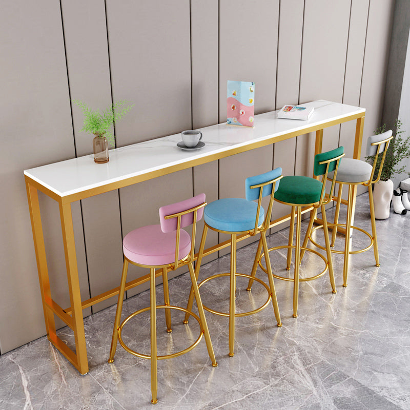 Faux Marble Counter Height Pub Set 1/2/5 Pieces Pub Table Set