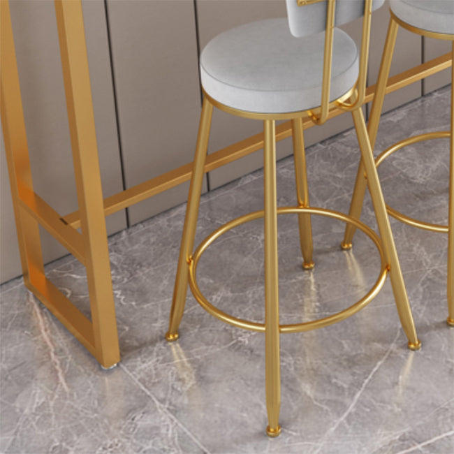 Faux Marble Counter Height Pub Set 1/2/5 Pieces Pub Table Set