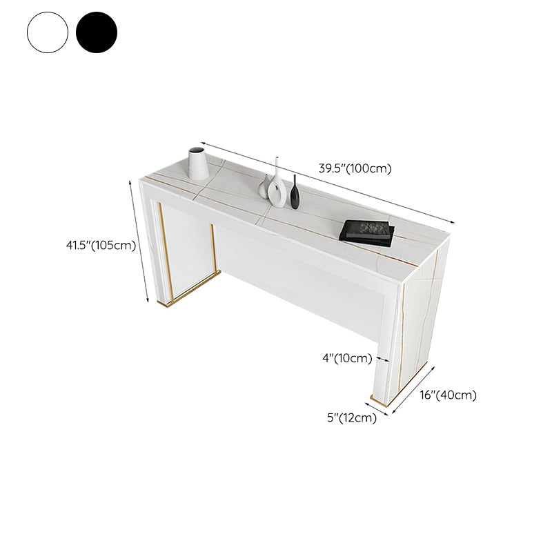 Contemporary Stone Pub Dining Set 1/2/3 Pieces Counter Table with Upholstered Stools