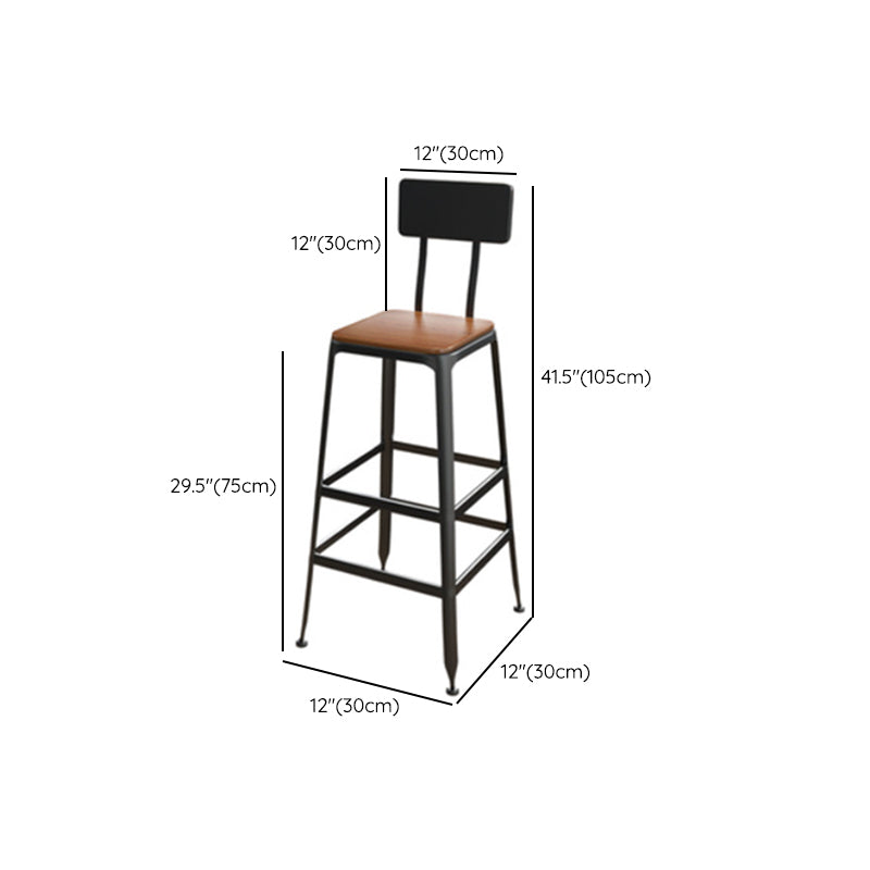Contemporary Solid Wood Bar Set 1/2/4 Pieces Rectangle Pub Dining Set for Indoor