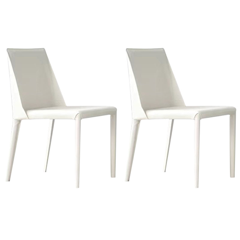 Contemporary 1/2/4/5/6/7 Pieces Furniture Stone Rectangle Dining Chairs Set in White