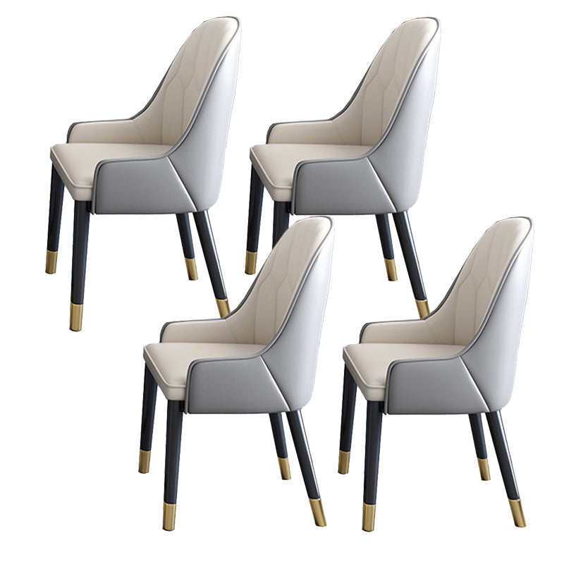 Modern 1/4/5/7 Pieces Dining Furniture Stone Round Dining Chairs Set in White