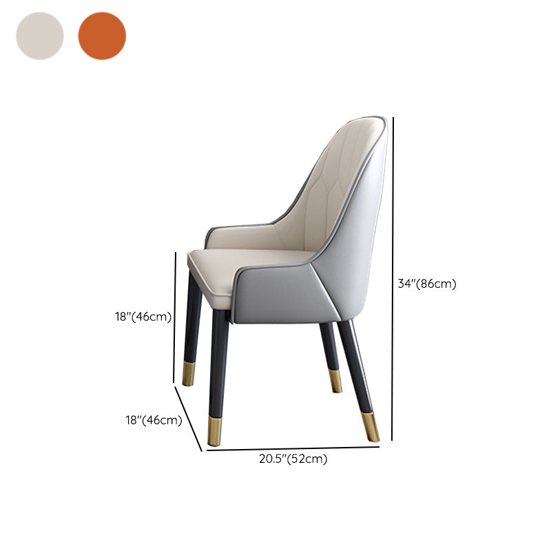 Modern 1/4/5/7 Pieces Dining Furniture Stone Round Dining Chairs Set in White