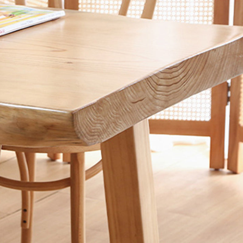 Rectangle Dining Table Set 1/4/5/6 Pcs Pine Solid Wood Dining Table and Chairs