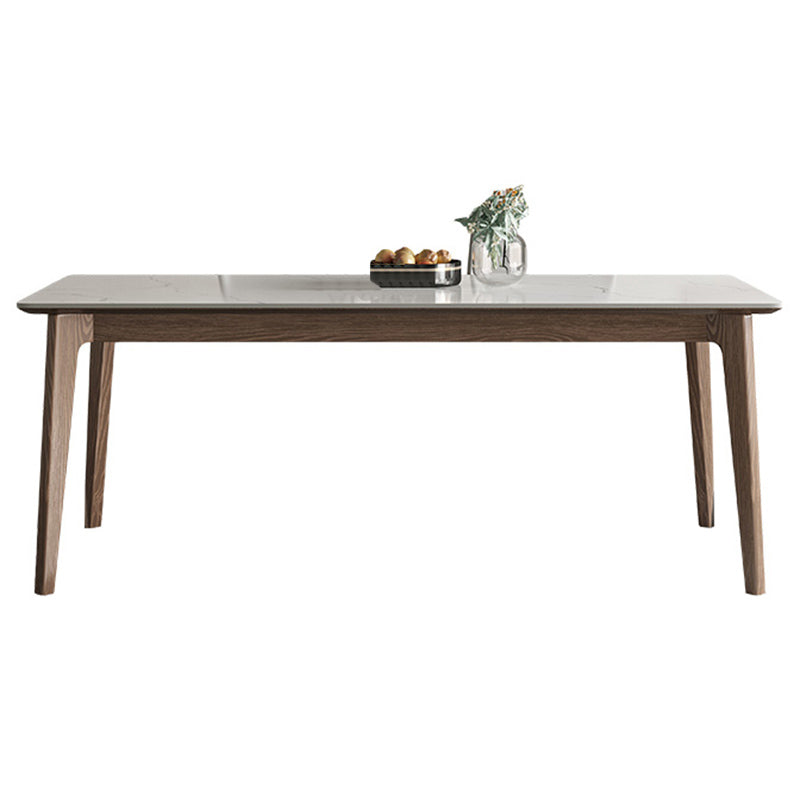 Modern 1/4/5/7 Pieces Dining Table Set Stone Rectangle Furniture in White