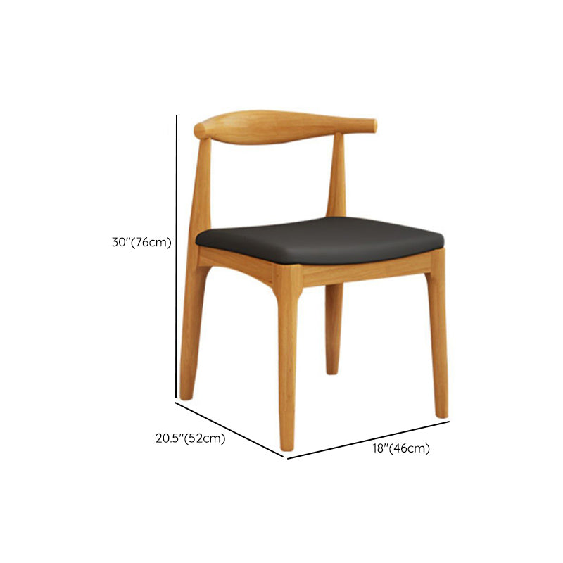 Modern Dining Set 1/4/5/6/7 Pcs Rectangle Solid Wood Dining Table and Armless Chairs