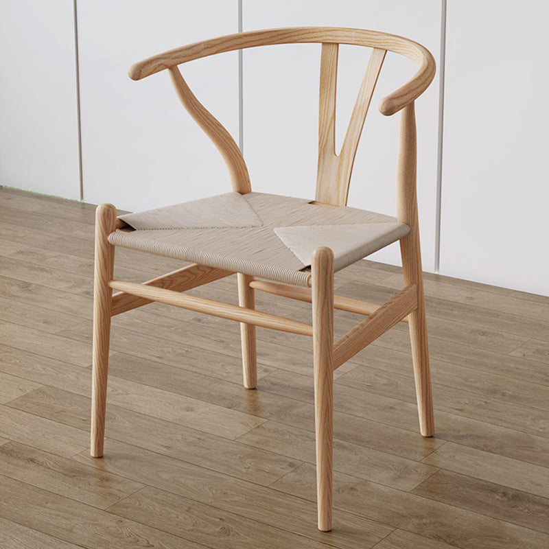 Industrial 1/2/5 Pieces Furniture Solid Wood Rectangle Dining Set in Natural