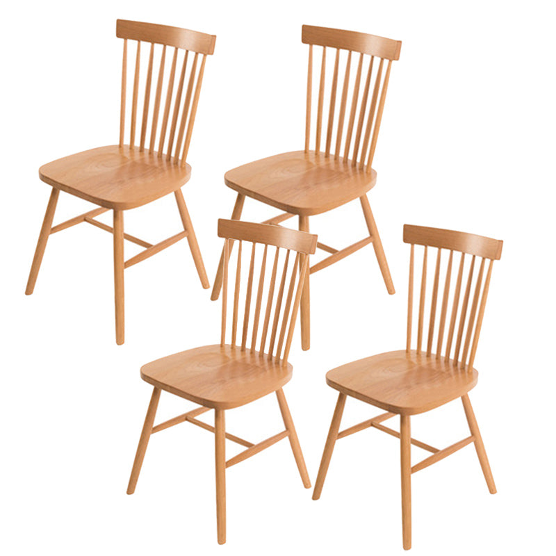 Contemporary 1/4/5 Pieces Furniture Rectangle Solid Wood Dining Set in Natural