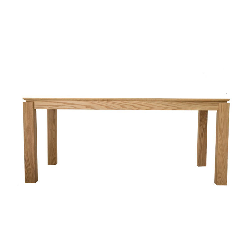 Contemporary 1/4/5 Pieces Furniture Rectangle Solid Wood Dining Set in Natural