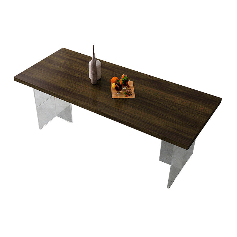 Traditional 1/2/5 Pieces Furniture Solid Wood Rectangle Dining Table Set for Home