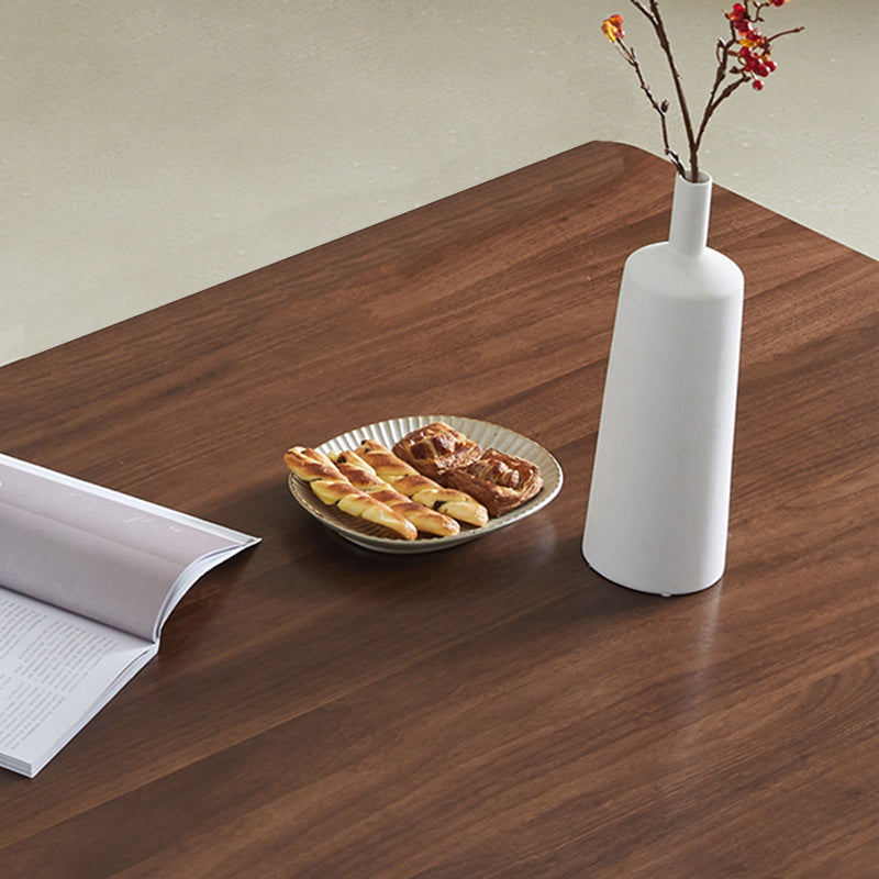 Modern Dining Set 1/3/4/5 Pcs Rectangle Solid Wood Dining Table and Chairs