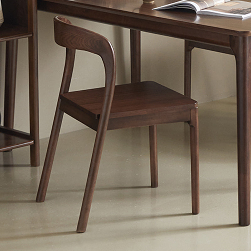 Modern Dining Set 1/3/4/5 Pcs Rectangle Solid Wood Dining Table and Chairs