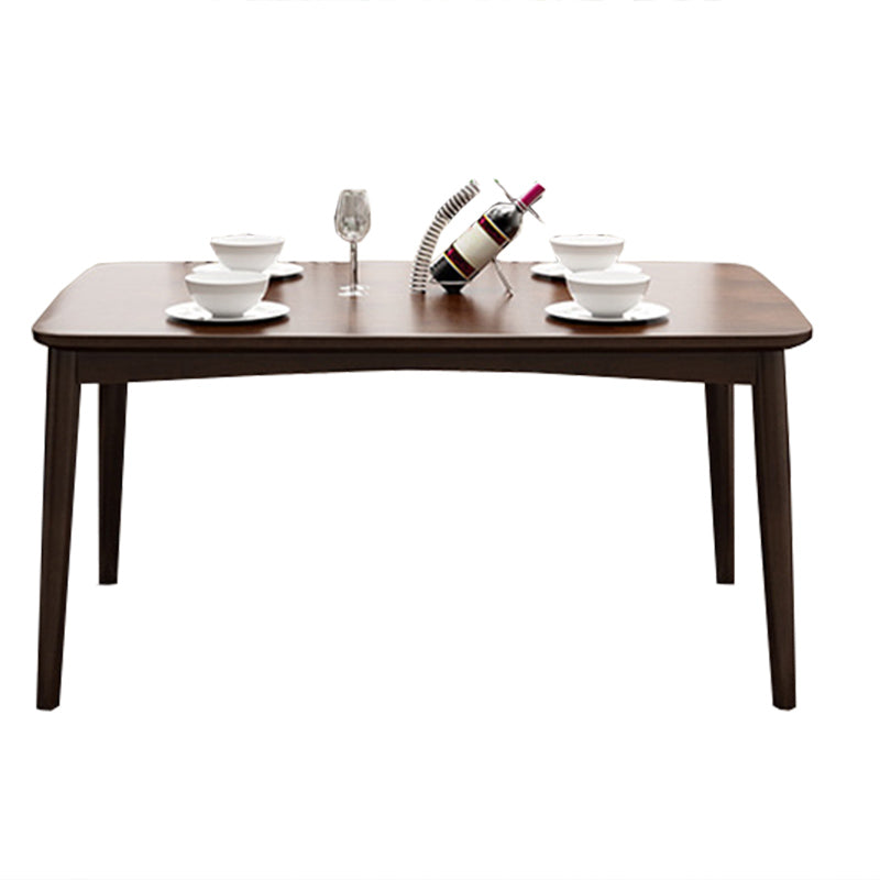 Contemporary 1/2/5/7 Pieces Furniture Rectangle Solid Wood Dining Room Set for Home