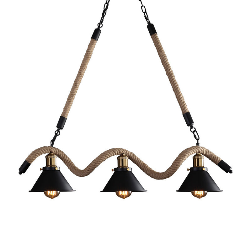 Industrial Style Island Light Simple Pendant Lighting Fixture for Dining Room